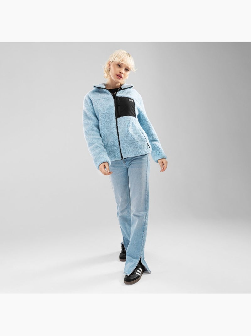 Veste sherpa femme lifestyle femme azure-w Bleu - Kiabi