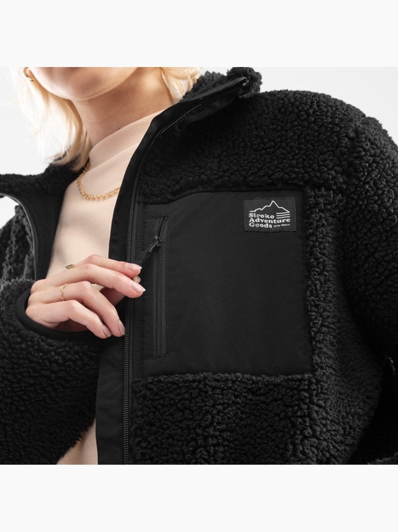 Veste sherpa femme lifestyle femme blackcomb-w Noir - Kiabi