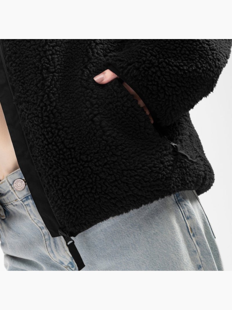 Veste sherpa femme lifestyle femme blackcomb-w Noir - Kiabi