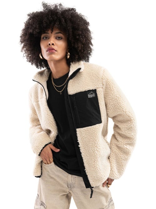 Veste sherpa femme lifestyle femme levi-w - Kiabi Veste sherpa femme lifestyle femme levi-w - Kiabi