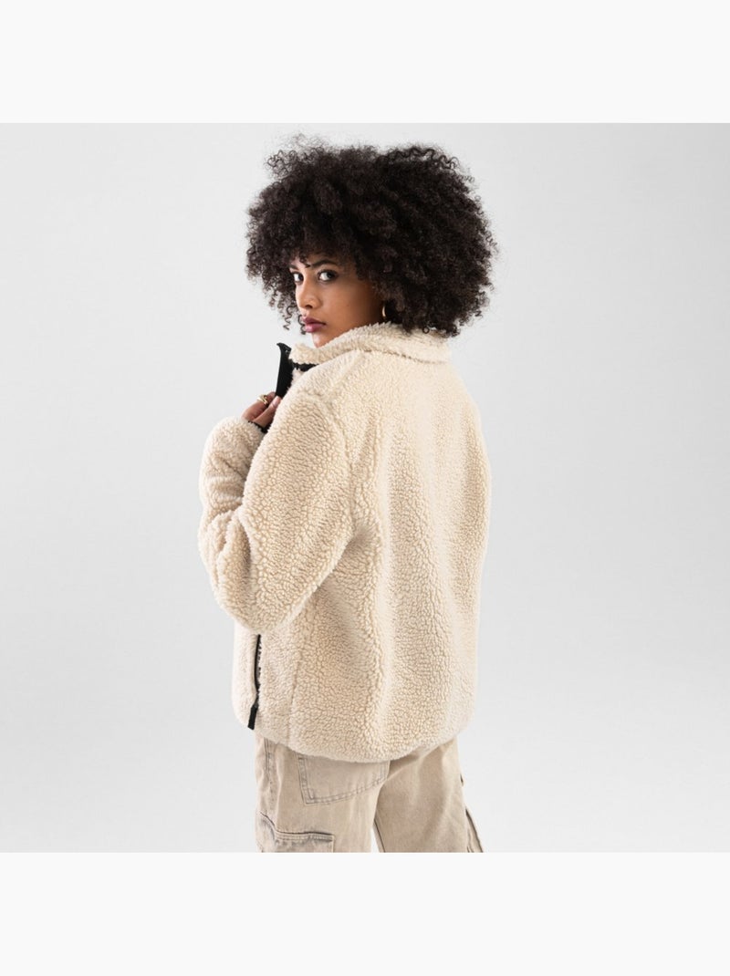 Veste sherpa femme lifestyle femme levi-w Beige - Kiabi