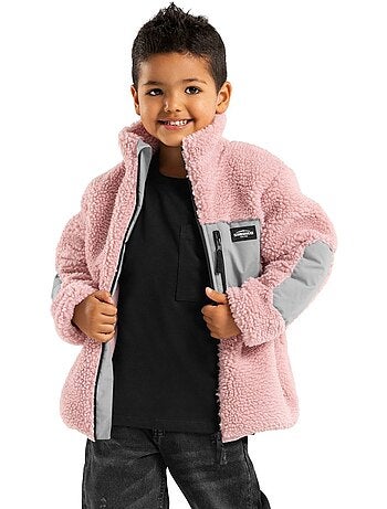Veste sherpa garçon lifestyle enfants fairy