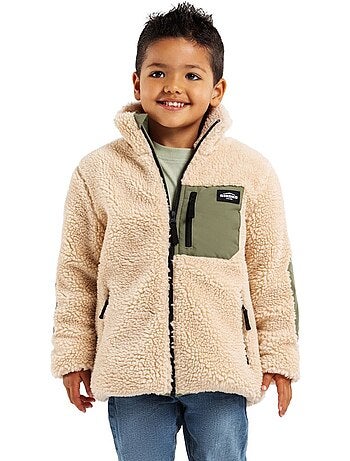 Veste sherpa garçon lifestyle enfants spirit