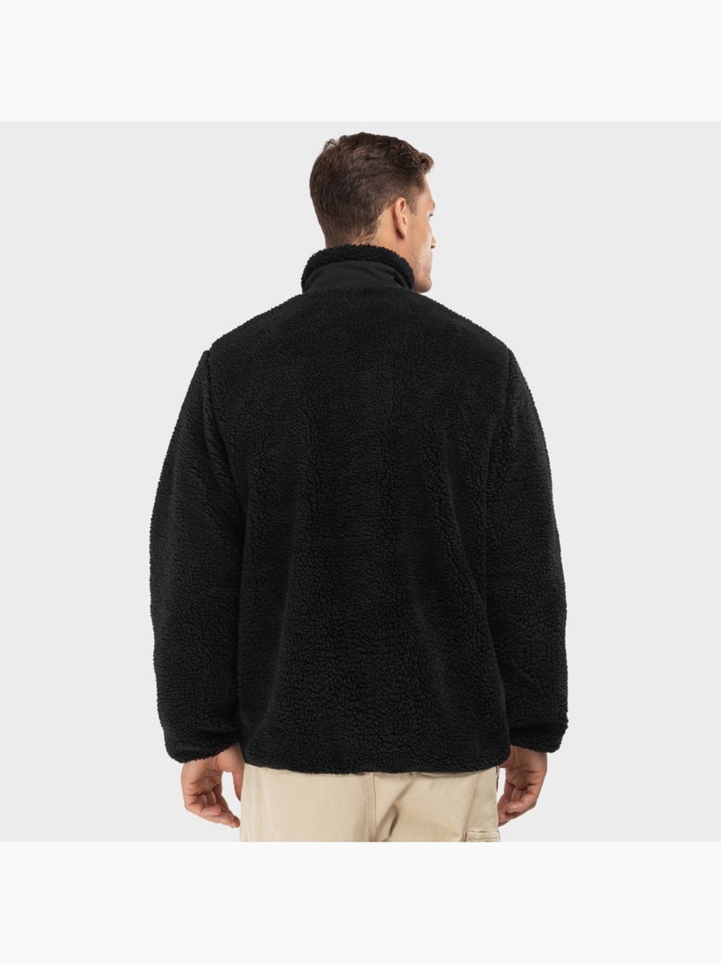 Veste sherpa homme lifestyle homme blackcomb Noir - Kiabi