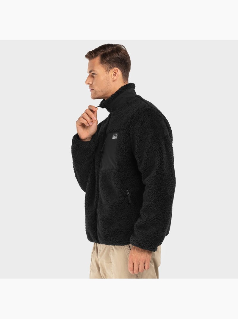 Veste sherpa homme lifestyle homme blackcomb Noir - Kiabi
