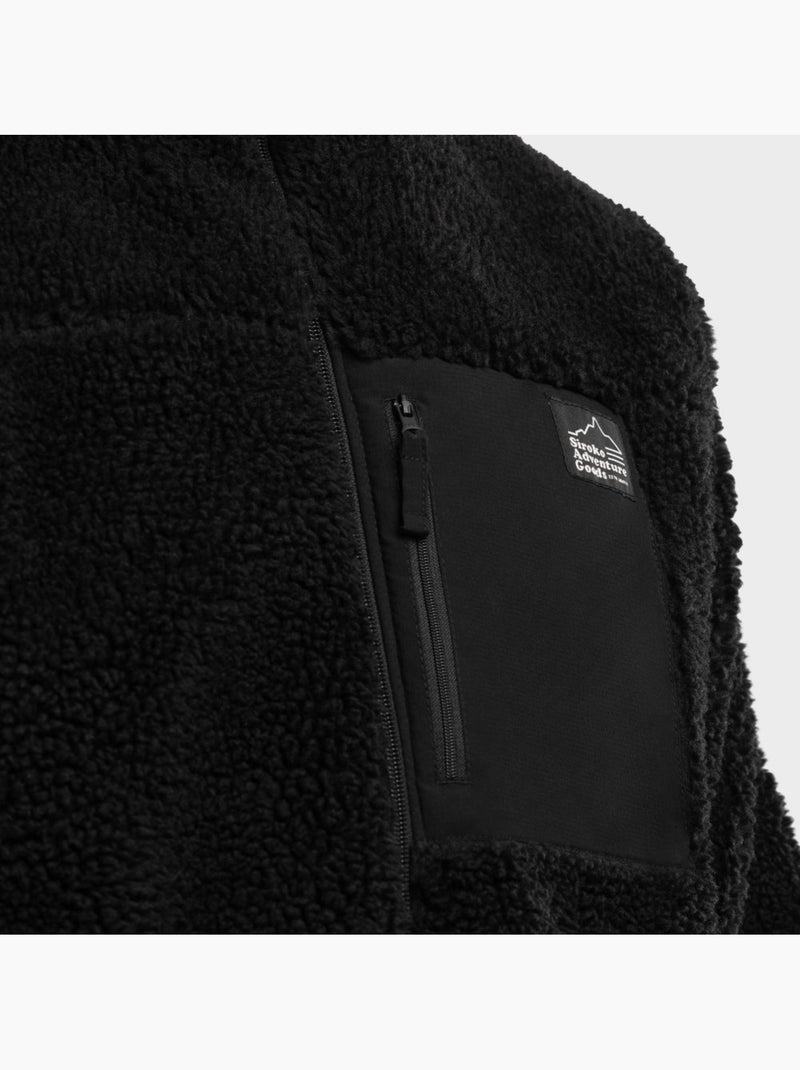 Veste sherpa homme lifestyle homme blackcomb Noir - Kiabi