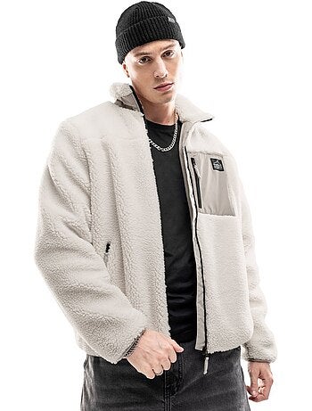 Veste sherpa homme lifestyle homme inari