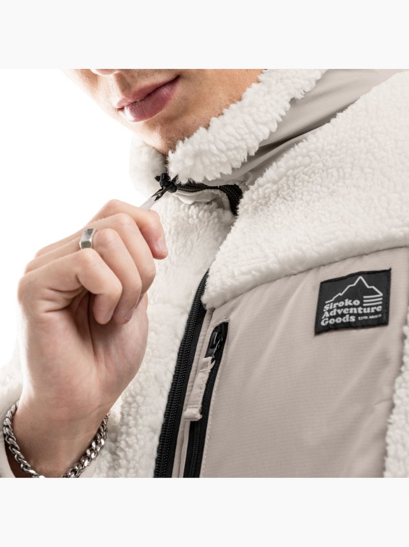 Veste sherpa homme lifestyle homme inari Beige - Kiabi