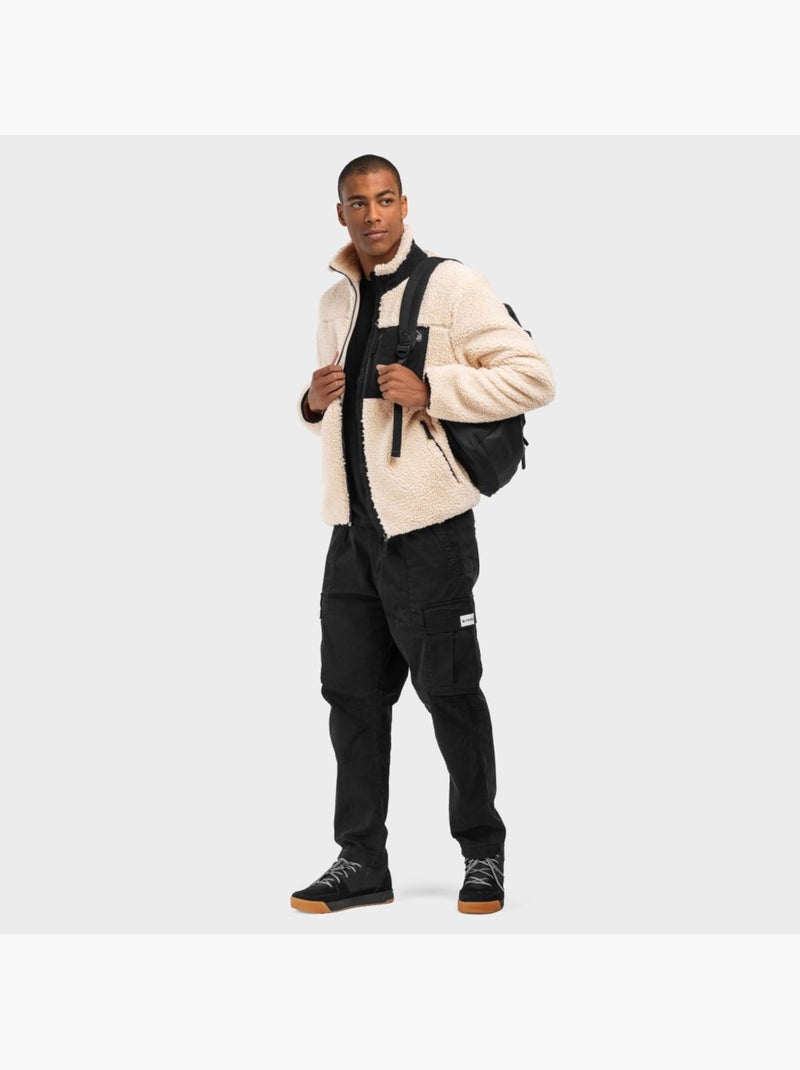 Veste sherpa homme lifestyle homme levi Beige - Kiabi