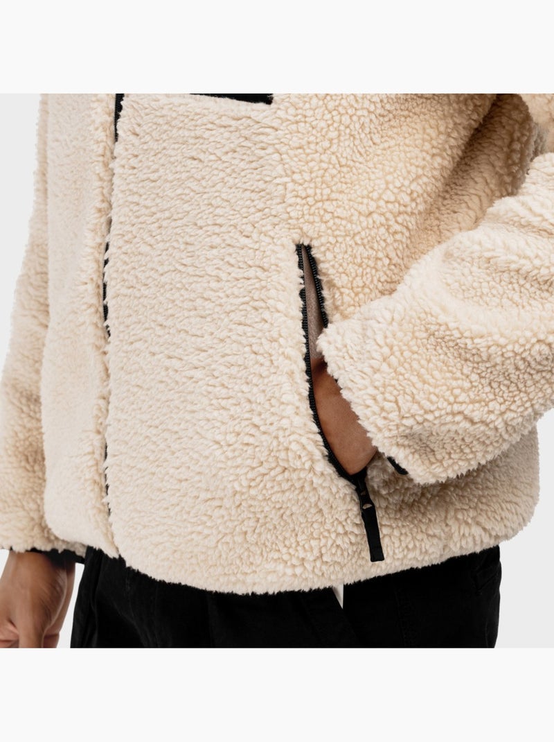 Veste sherpa homme lifestyle homme levi Beige - Kiabi