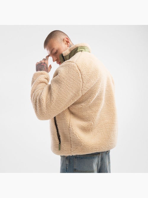 Veste sherpa homme lifestyle homme walnut - Kiabi Veste sherpa homme lifestyle homme walnut - Kiabi