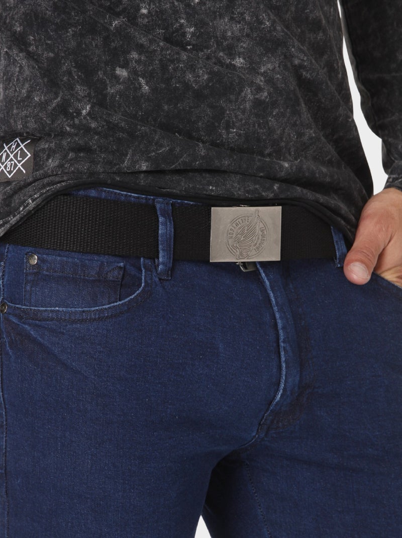 Veste simili-cuir Noir Homme Kiabi - Main Image