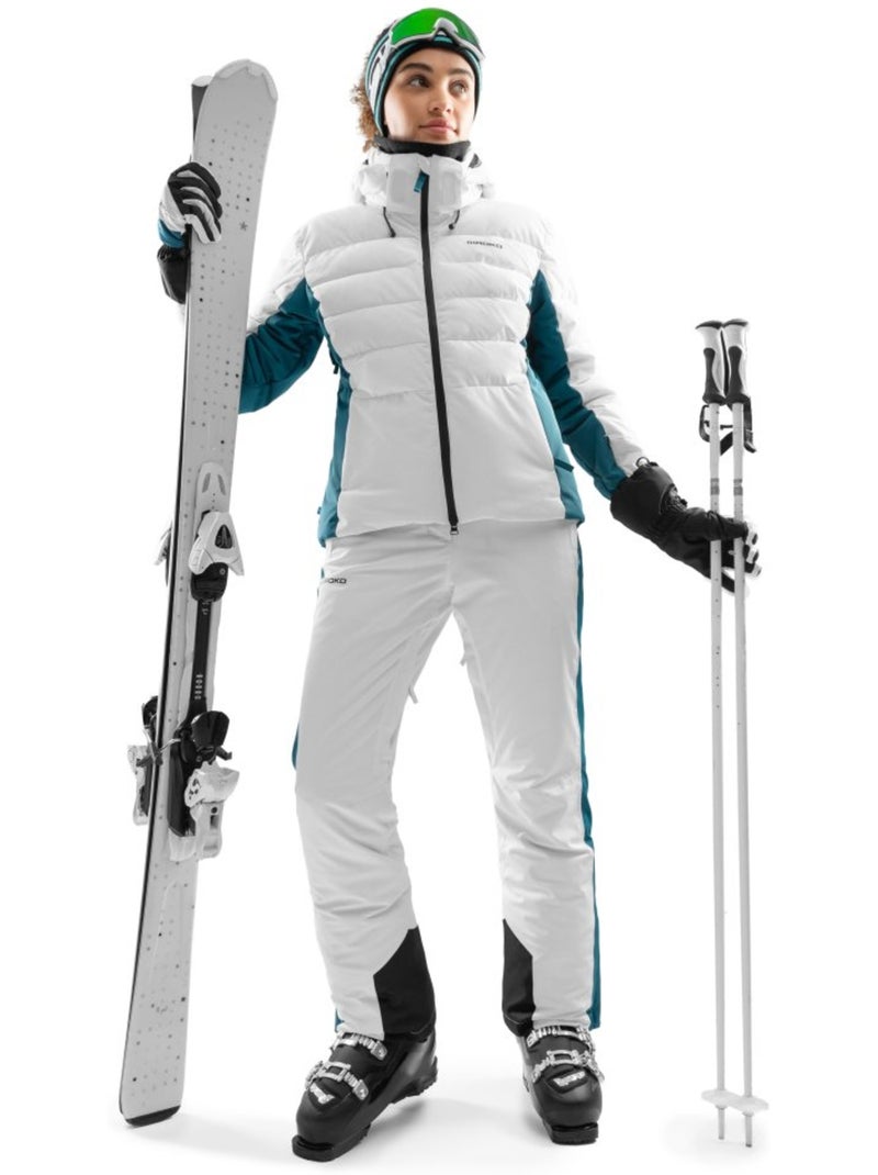 Veste ski femme sports d'hiver femme w7-w anniviers Blanc - Kiabi