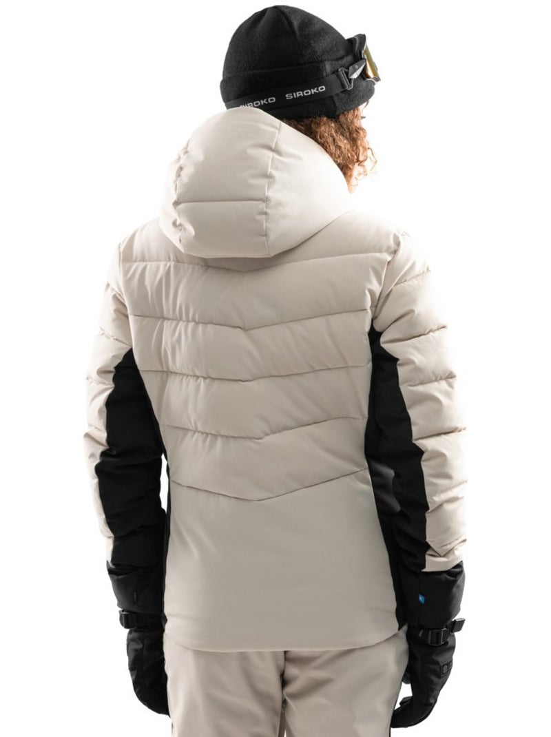 Veste ski femme sports d'hiver femme w7-w ylläs Beige - Kiabi