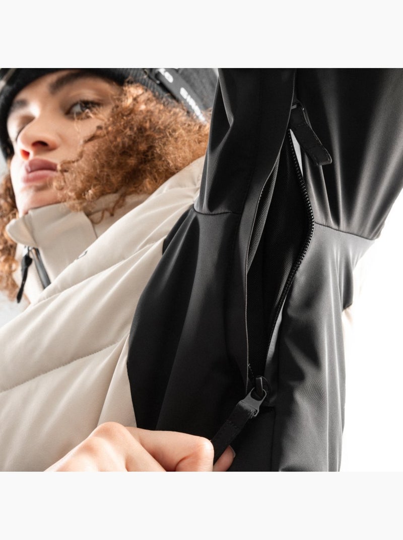 Veste ski femme sports d'hiver femme w7-w ylläs Beige - Kiabi