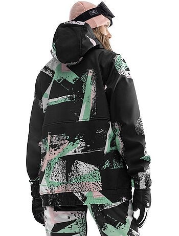 Veste snowboard femme sports d'hiver femme w1-w crest