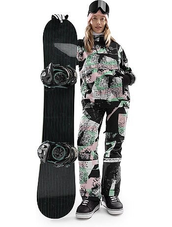 Veste snowboard femme sports d'hiver femme w1-w crest