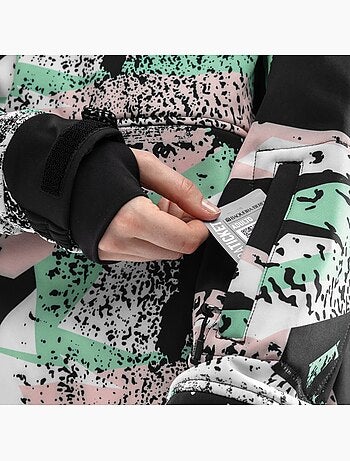 Veste snowboard femme sports d'hiver femme w1-w crest