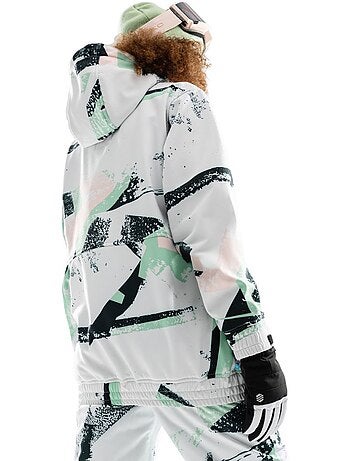 Veste snowboard femme sports d'hiver femme w1-w delirium