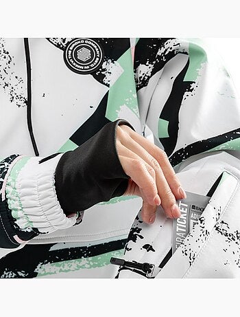 Veste snowboard femme sports d'hiver femme w1-w delirium