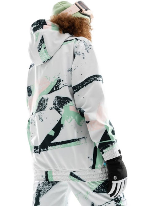Veste snowboard femme sports d'hiver femme w1-w delirium - Kiabi