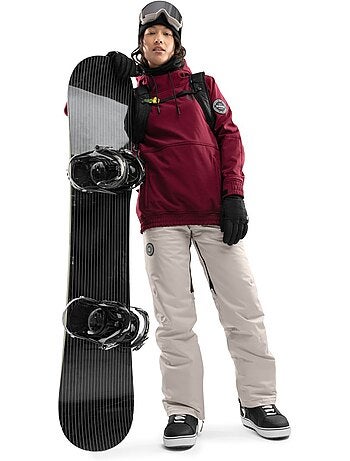 Veste snowboard femme sports d'hiver femme w1-w groenland