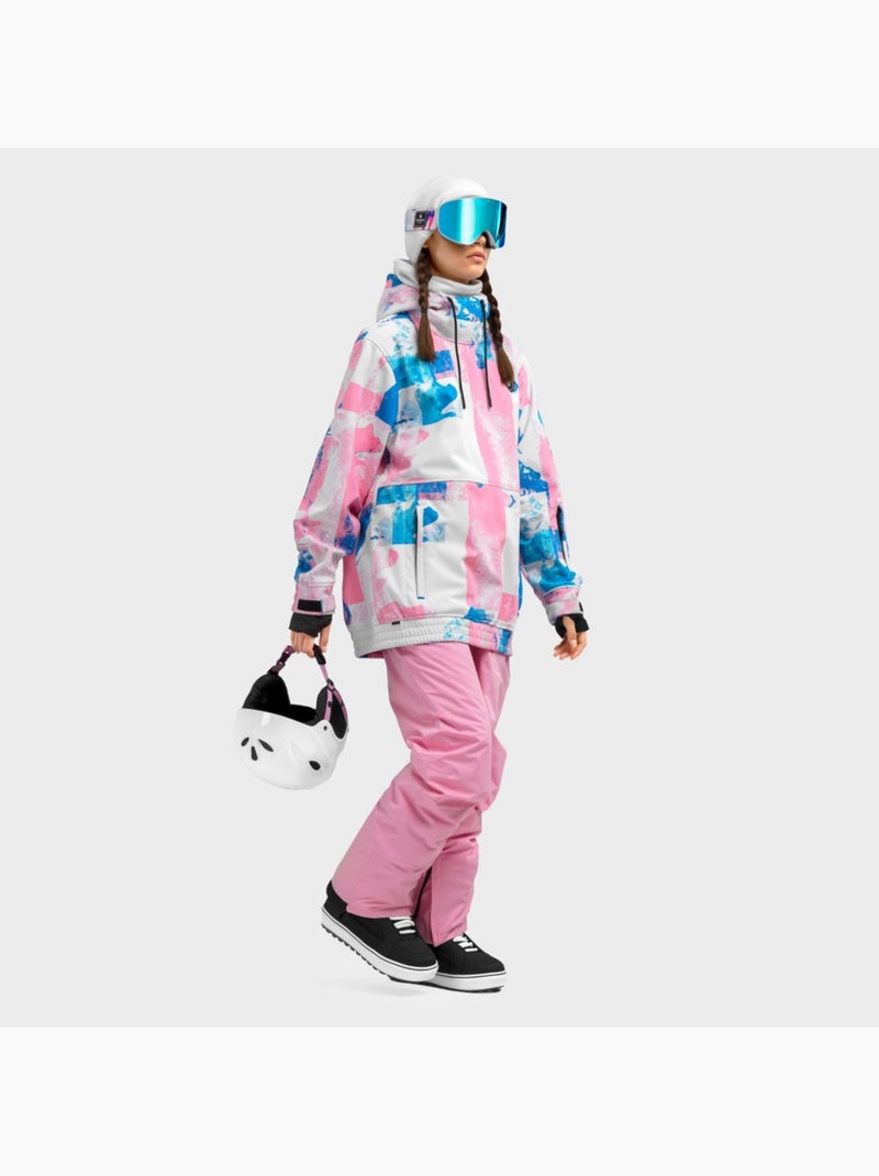 Veste snowboard femme sports d'hiver femme w1-w holi Rose - Kiabi