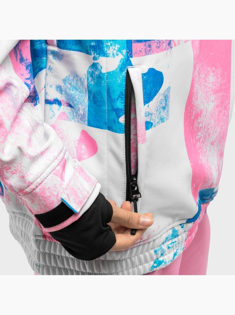 Veste snowboard femme sports d'hiver femme w1-w holi Rose - Kiabi