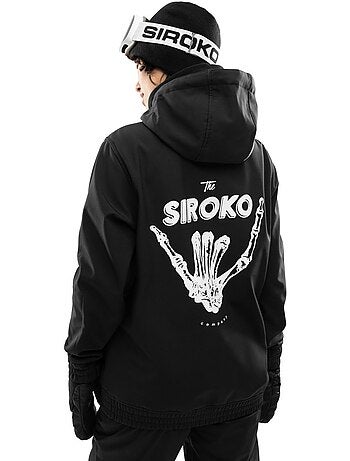 Veste snowboard femme sports d'hiver femme w1-w shaka