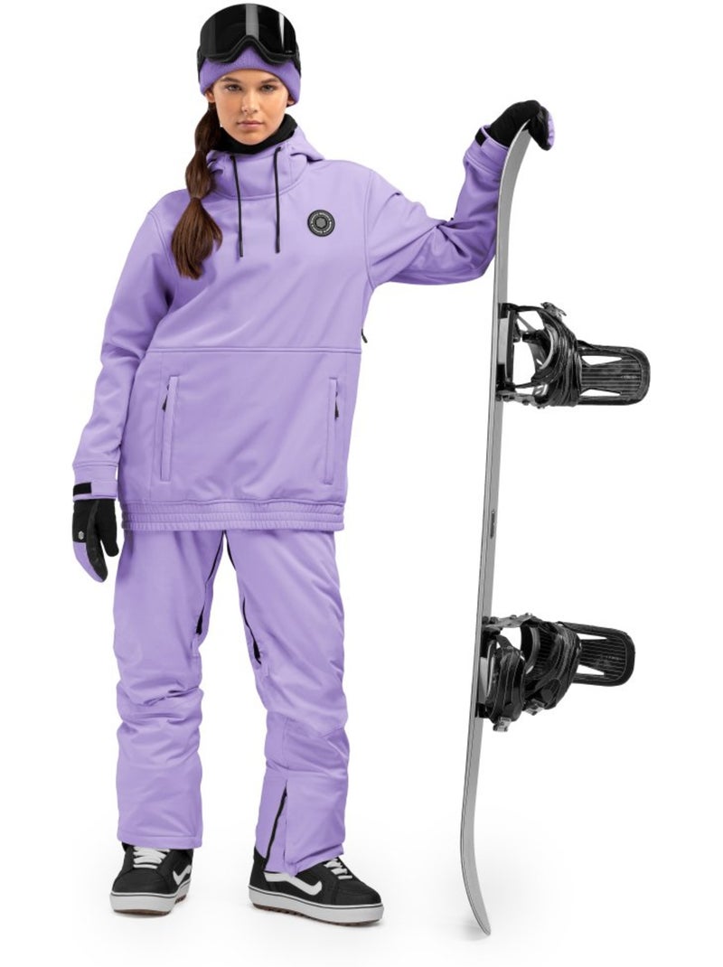 Veste snowboard femme sports d'hiver femme w1-w snowy Lavande - Kiabi