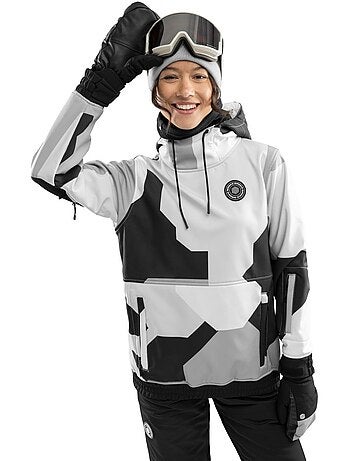 Veste snowboard femme sports d'hiver femme w1-w tibet