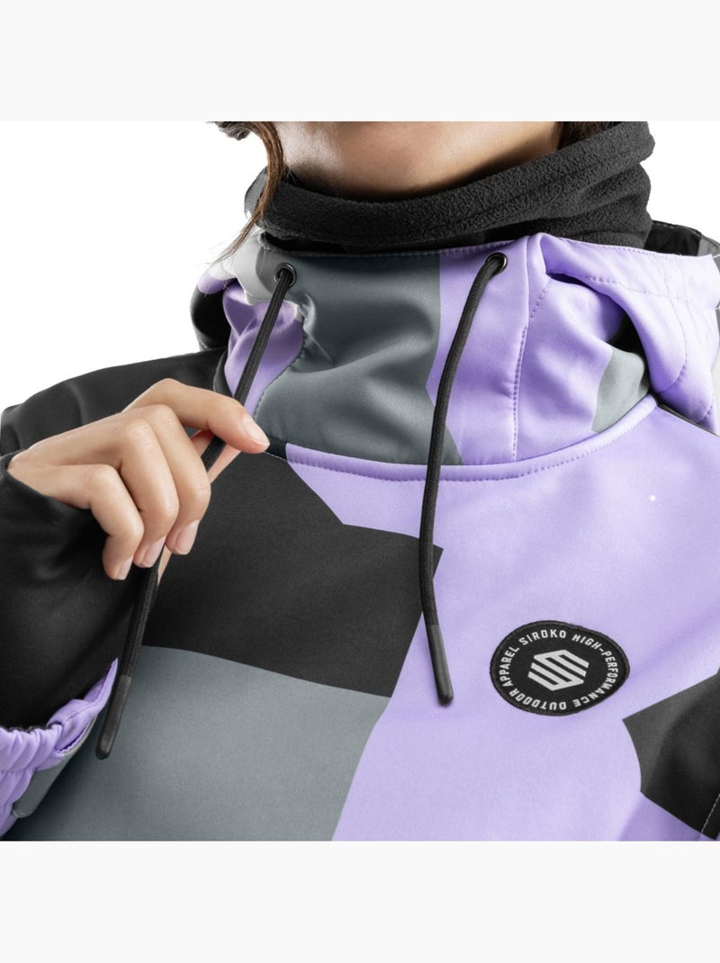Veste snowboard femme sports d'hiver femme w1-w tignes Lavande - Kiabi