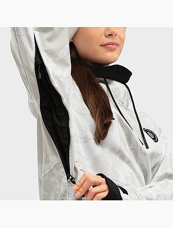 Veste snowboard femme sports d'hiver femme w1-w tremblant