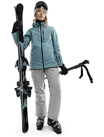 Veste snowboard femme sports d'hiver femme w2-w beluga