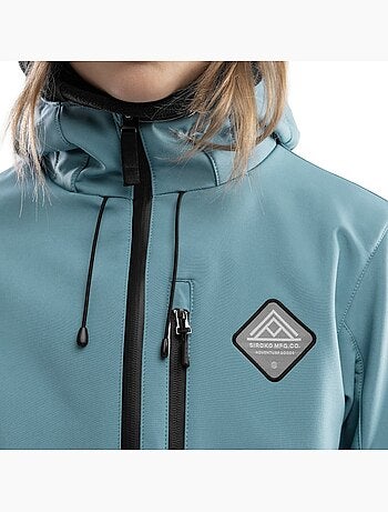 Veste snowboard femme sports d'hiver femme w2-w beluga