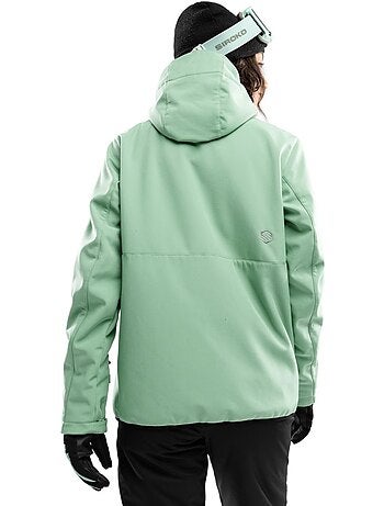 Veste snowboard femme sports d'hiver femme w2-w emerald