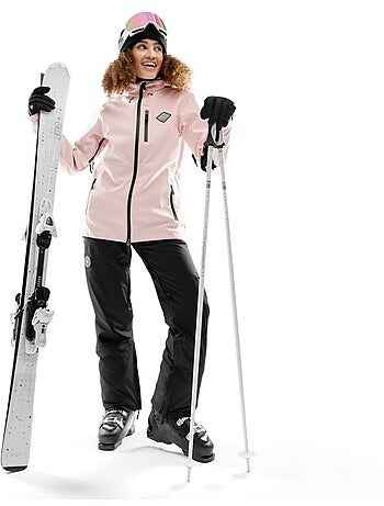 Veste snowboard femme sports d'hiver femme w2-w pastel