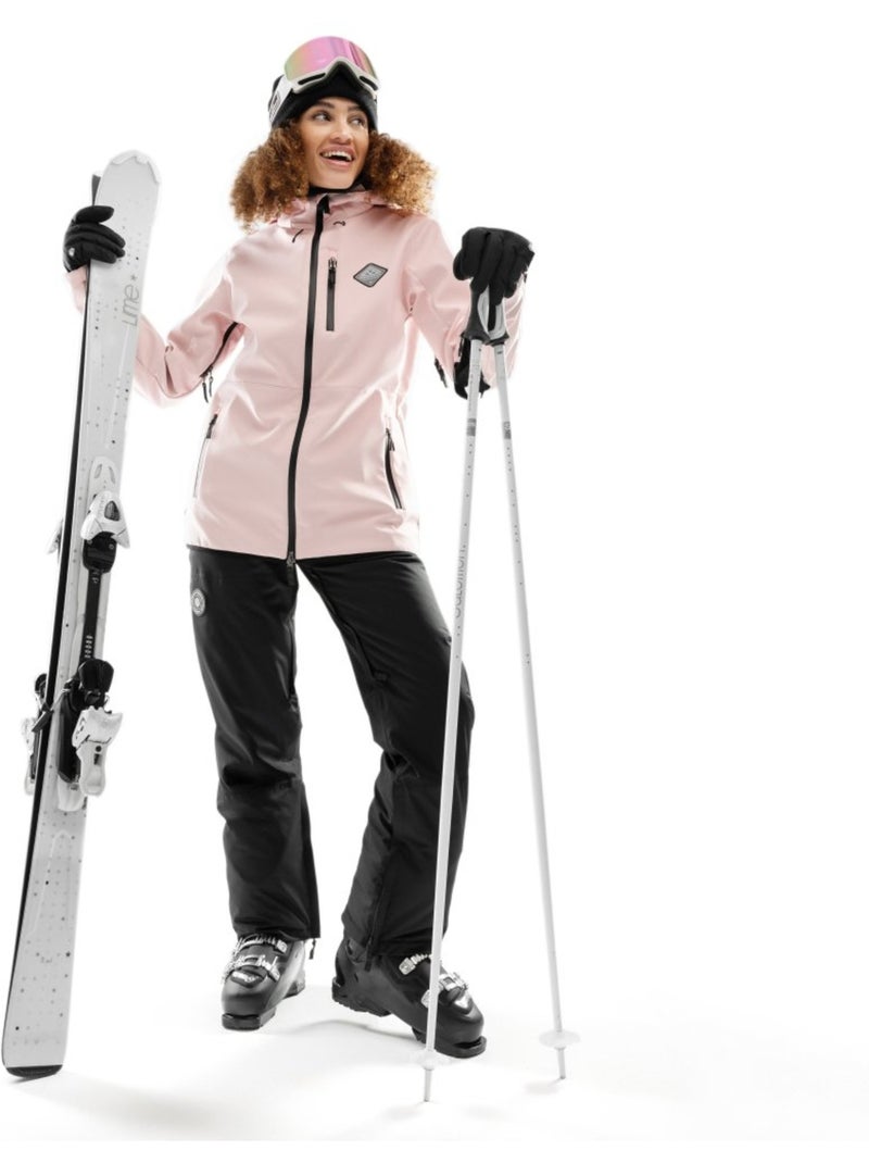 Veste snowboard femme sports d'hiver femme w2-w pastel Rose - Kiabi