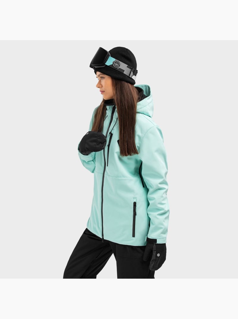 Veste snowboard femme sports d'hiver femme w2-w senja Turquoise - Kiabi