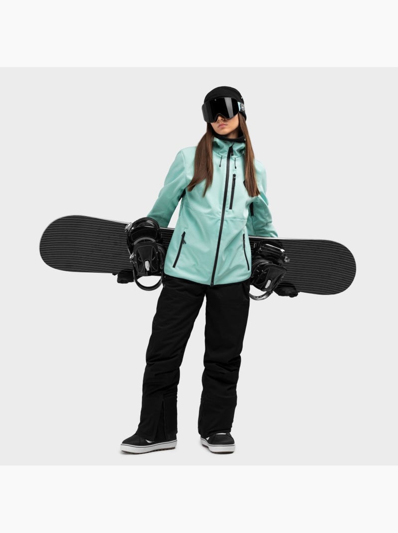 Veste snowboard femme sports d'hiver femme w2-w senja Turquoise - Kiabi