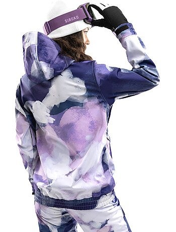 Veste snowboard femme sports d'hiver femme w3-w cloudmont