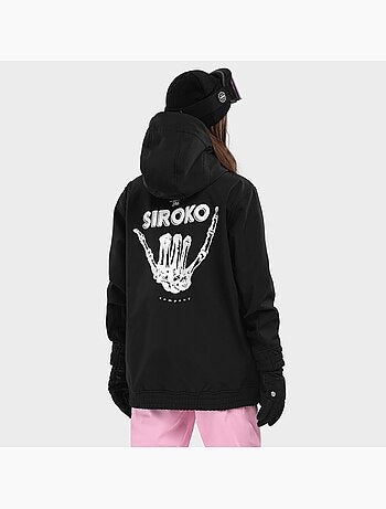 Veste snowboard femme sports d'hiver femme w3-w north ice