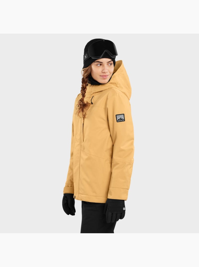 Veste snowboard femme sports d'hiver femme w4-w graupel Beige - Kiabi