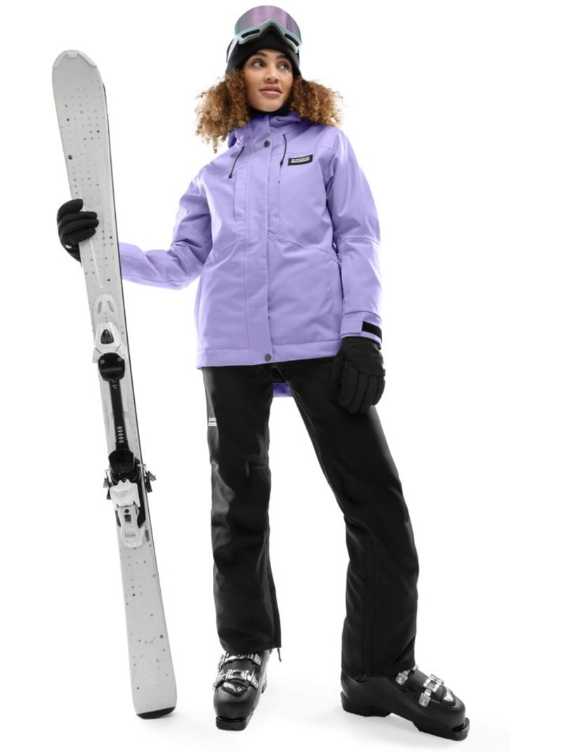 Veste snowboard femme sports d'hiver femme w4-w nevis Violet - Kiabi