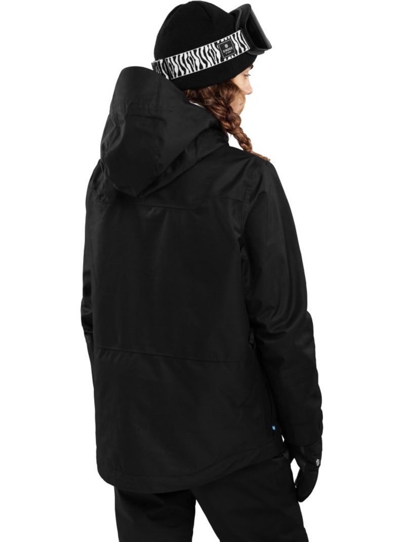 Veste snowboard femme sports d'hiver femme w4-w vostock Noir - Kiabi