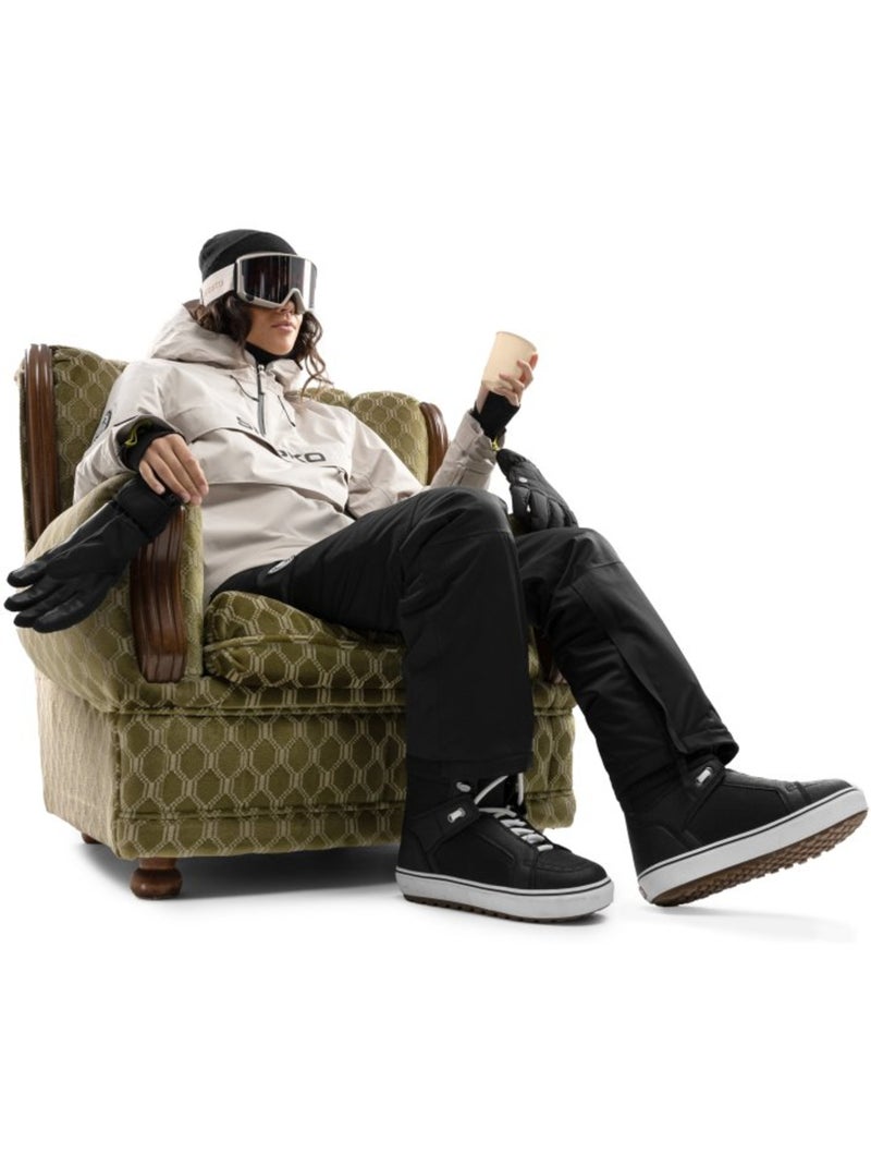 Veste snowboard femme sports d'hiver femme w6-w eriz Beige - Kiabi