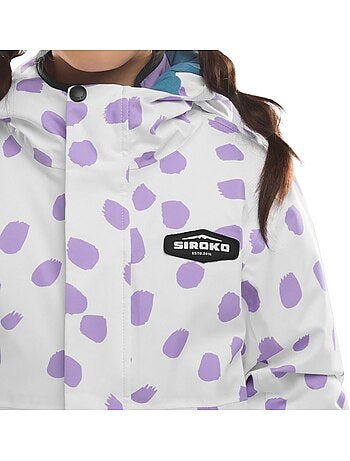 Veste snowboard fille sports d'hiver enfants kw1-g fay