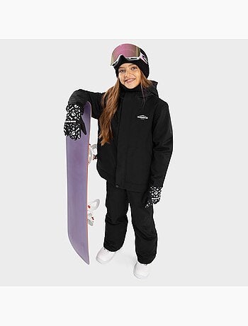 Veste snowboard fille sports d'hiver enfants kw1-g rebel