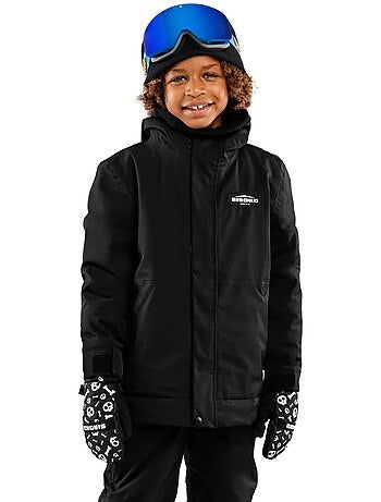 Veste snowboard garçon sports d'hiver enfants kw1 rebel