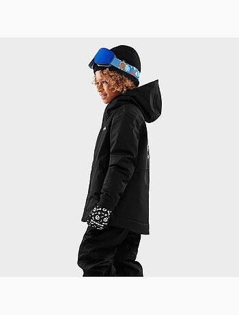 Veste snowboard garçon sports d'hiver enfants kw1 rebel